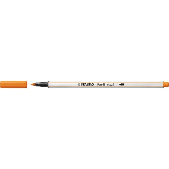 Teptukinis flomasteris PEN 68 oranžinis Teptukinis flomasteris PEN 68 oranžinis