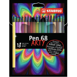 Flomasteriai PEN 68 ARTY 18sp.