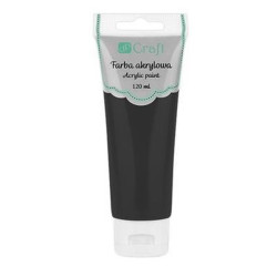 Akriliniai dažai 120ml, juodi