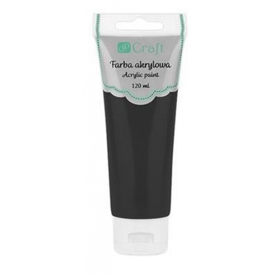 Akriliniai dažai 120ml, juodi Akriliniai dažai 120ml, juodi