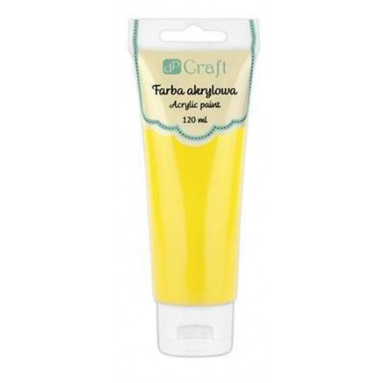 Akriliniai dažai 120ml, geltoni Akriliniai dažai 120ml, geltoni