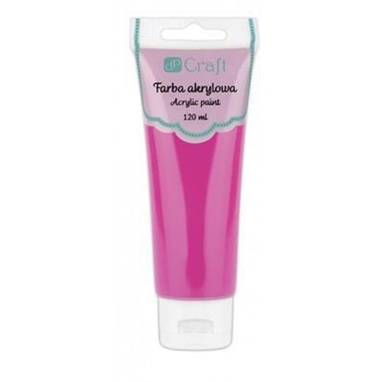 Akriliniai dažai 120ml, t.rausvi Akriliniai dažai 120ml, t.rausvi