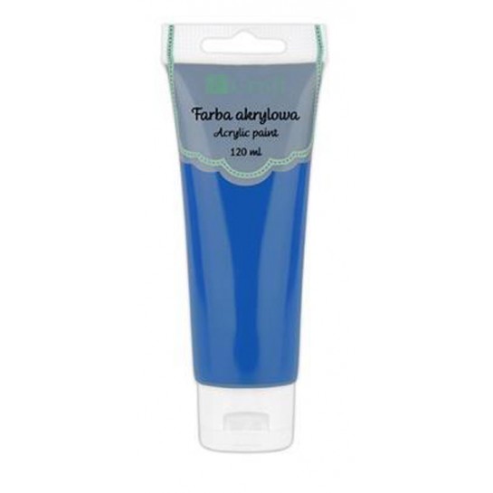 Akriliniai dažai 120ml, t.mėlini Akriliniai dažai 120ml, t.mėlini