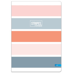 Knyga A4 96lap. 70g STRIPES lang.