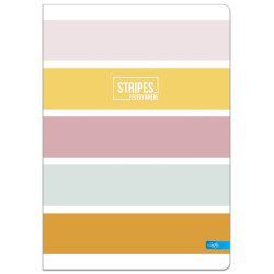 Knyga A5 96lap 70g lang STRIPES