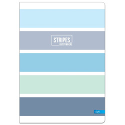 Knyga A5 96lap 70g lang STRIPES