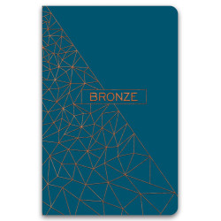 Sąsiuvinis B5 96 lapų 70g langeliais BRONZE