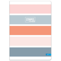 Knyga A4 96lap 70g linija STRIPES