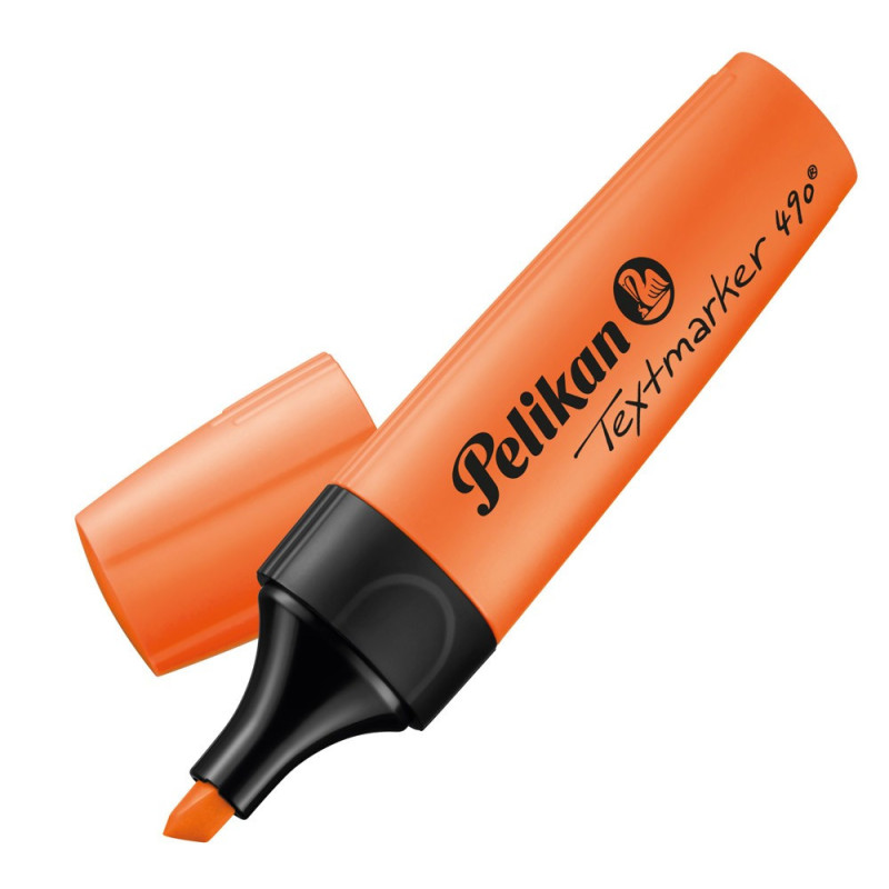 Teksto žymeklis 490 fluo oranžinis