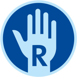 Žirklės GRIFFIX "R" melsvos Žirklės GRIFFIX "R" melsvos