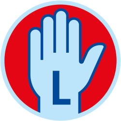 Žirklės GRIFFIX "L" melsvos Žirklės GRIFFIX "L" melsvos