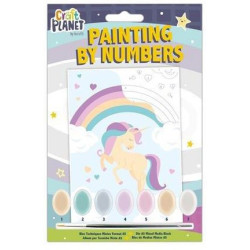 Paveikslas spalvinimui pagal skaičius A5 VIENARAGIS