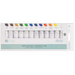Akriliniai dažai 12sp. x 12ml
