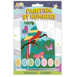 Paveikslas spalvinimui pagal skaičius A5 PAPŪGA