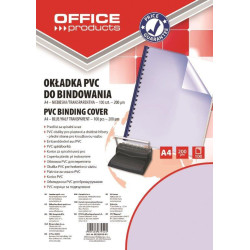 Įrišimo viršeliai PVC skaid.mėl.A4 0,2mm