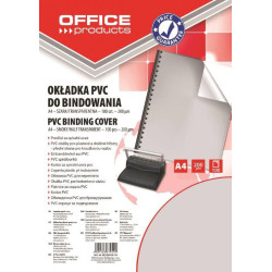 Įrišimo viršeliai PVC skaid.dūm.A4 0,2mm