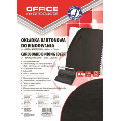 Įrišimo nugarėlės OFFp A4 250g 100lap. juodos