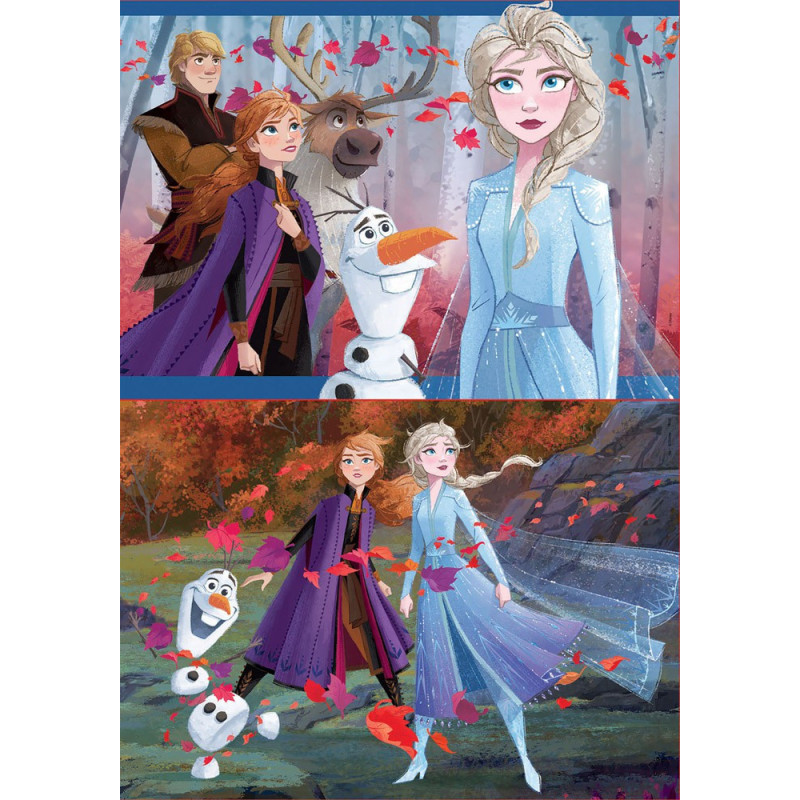 Dėlionė (puzzle) 2x48 FROZEN 4-6 metų Dėlionė (puzzle) 2x48 FROZEN 4-6 metų