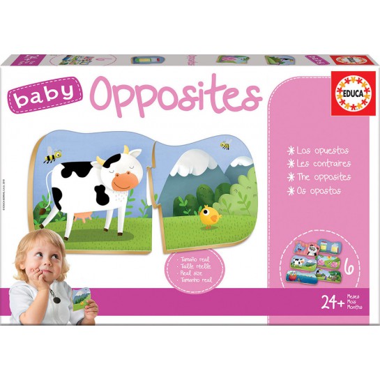 Dėlionė (puzzle) BABY OPOSITES 2-4 metų