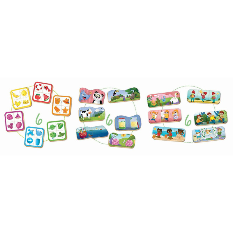 Dėlionė BABY SET 3 in 1 2-4 metų Dėlionė BABY SET 3 in 1 2-4 metų