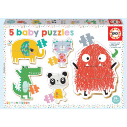 Dėlionė (puzzle) BABY LEMON RIBBON 2-4 metų