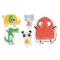 Dėlionė (puzzle) BABY LEMON RIBBON 2-4 metų Dėlionė (puzzle) BABY LEMON RIBBON 2-4 metų