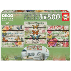 Dėlionė (puzzle)  3X500 KAIMIŠKAS SODAS 10-99 metų