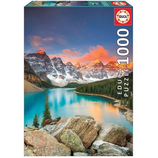 Dėlionė (puzzle) 1000 MORĖJOS EŽERAS, Kanada 12-99 metų