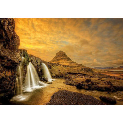Dėlionė (puzzle) 1000 KIRKJUFELLSFOSS KRIOKLYS, ISLANDIJA 12-99 metų Dėlionė (puzzle) 1000 KIRKJUFELLSFOSS KRIOKLYS, ISLANDIJA 12-99 metų
