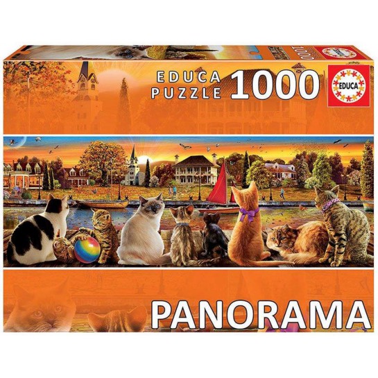Dėlionė (puzzle) 1000 KAČIŲ KRANTINĖ "PANORAMA"12-99 metų