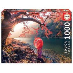 Dėlionė (puzzle) 1000 SAULĖTEKIS KASTSUROS UPĖJE, JAPONIJA 12-99 metų