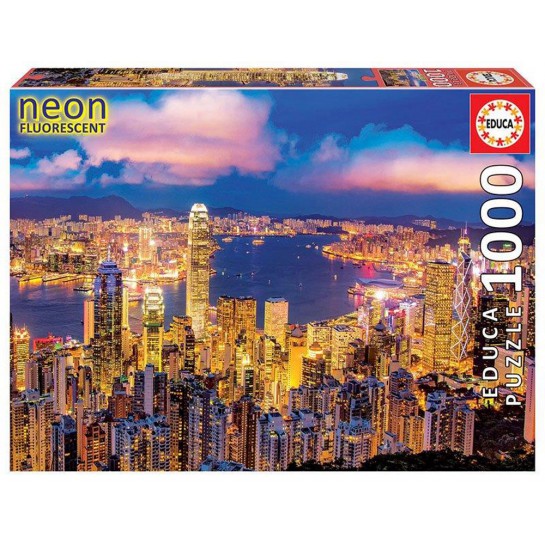 Dėlionė (puzzle) 1000 NEONINIS HONKONGAS 12-99 metų