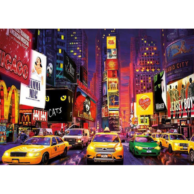 Dėlionė (puzzle) 1000 TIMES SQUARE, Niujorkas 12-99 metų Dėlionė (puzzle) 1000 TIMES SQUARE, Niujorkas 12-99 metų
