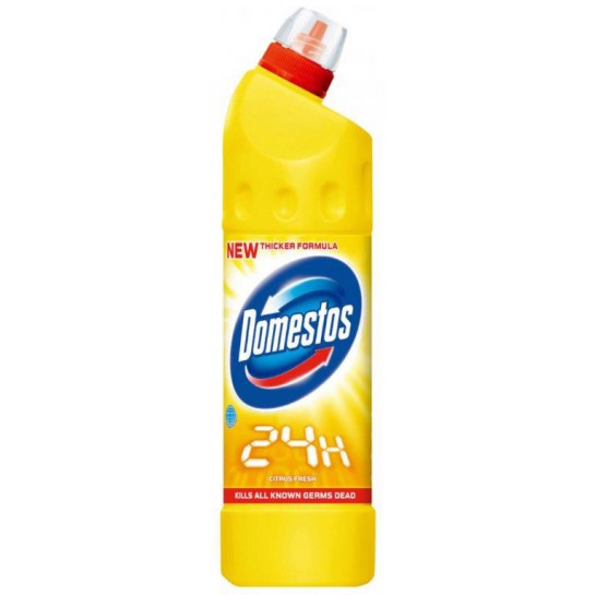 Dezinfekcinis unitazo valiklis DOMESTOS 750ml citrina Dezinfekcinis unitazo valiklis DOMESTOS 750ml citrina