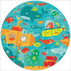 Dėlionė apvali (puzzle) 28 dalių POVANDENINIS PASAULIS Dėlionė apvali (puzzle) 28 dalių POVANDENINIS PASAULIS
