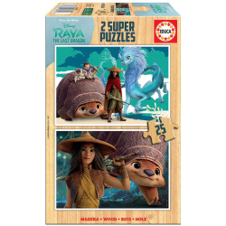 2 dėlionės (puzzle) 2x25 RAYA ir PASKUTINIS DRAKONAS