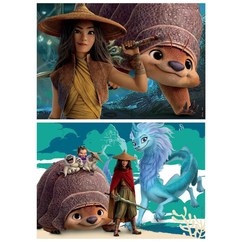 2 dėlionės (puzzle) 2x25 RAYA ir PASKUTINIS DRAKONAS 2 dėlionės (puzzle) 2x25 RAYA ir PASKUTINIS DRAKONAS