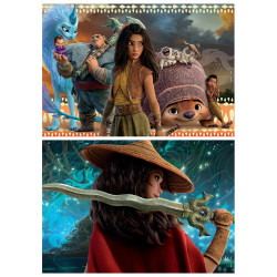 2 dėlionės (puzzle) 2x50 RAYA ir PASKUTINIS DRAKONAS 2 dėlionės (puzzle) 2x50 RAYA ir PASKUTINIS DRAKONAS