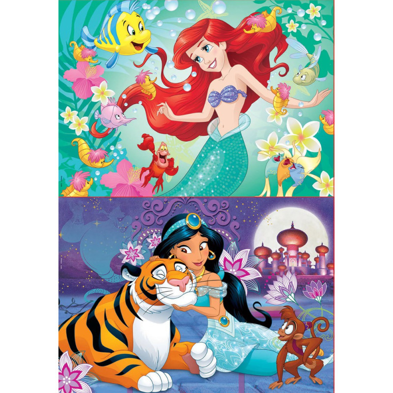 2 dėlionės (puzzle) 2x48 ARIEL ir JASMIN 2 dėlionės (puzzle) 2x48 ARIEL ir JASMIN