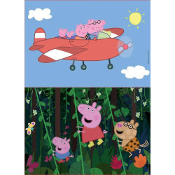 2 dėlionės (puzzle) 2x16 PEPPA kiaulė 3+ 2 dėlionės (puzzle) 2x16 PEPPA kiaulė 3+
