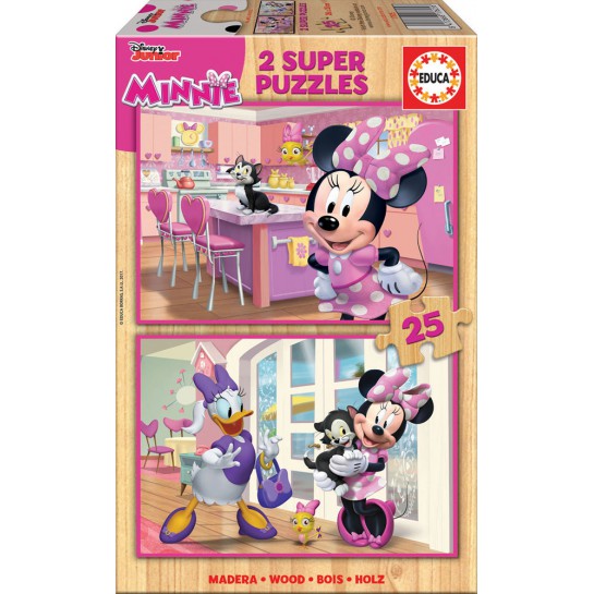 2 dėlionėS (puzzle) 2X25 MINNIE ir MICKEY