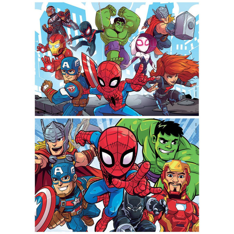 2 dėlionės (puzzle) 2x25 SUPER HEROJUS ADVENTURES 3+ 2 dėlionės (puzzle) 2x25 SUPER HEROJUS ADVENTURES 3+