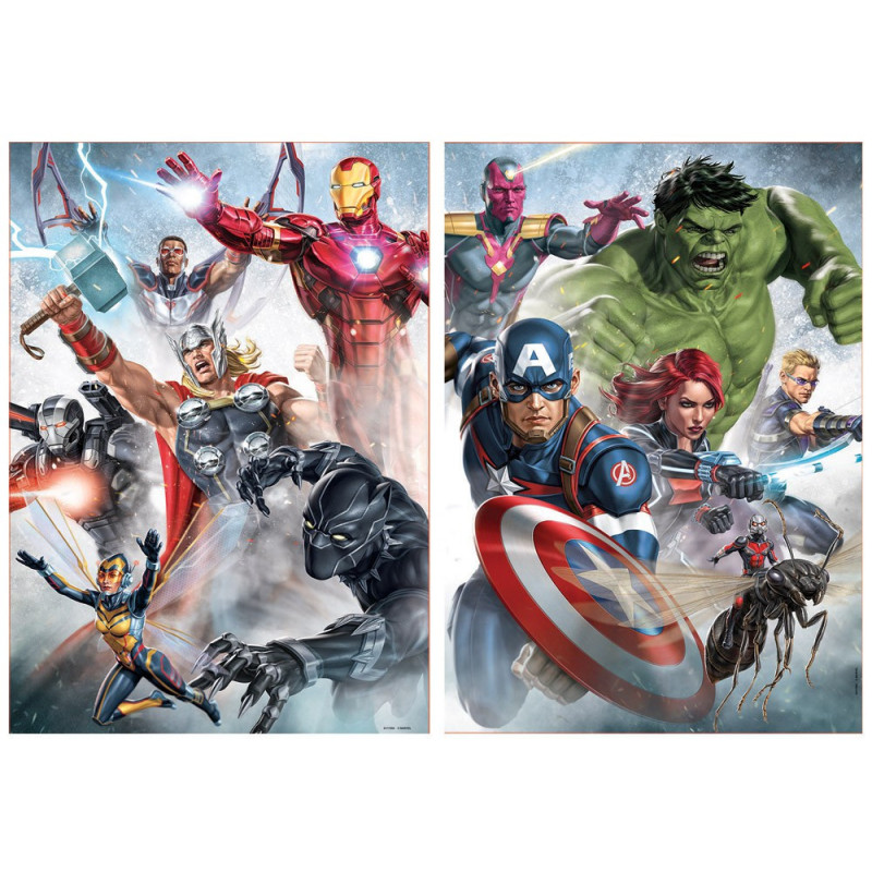 2 dėlionės (puzzle) 2x500 AVENGERS 2 dėlionės (puzzle) 2x500 AVENGERS