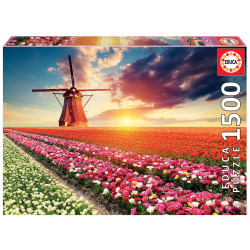 Dėlionė (puzzle)1500 TULPIŲ PEIZAŽAS 12-99 metų