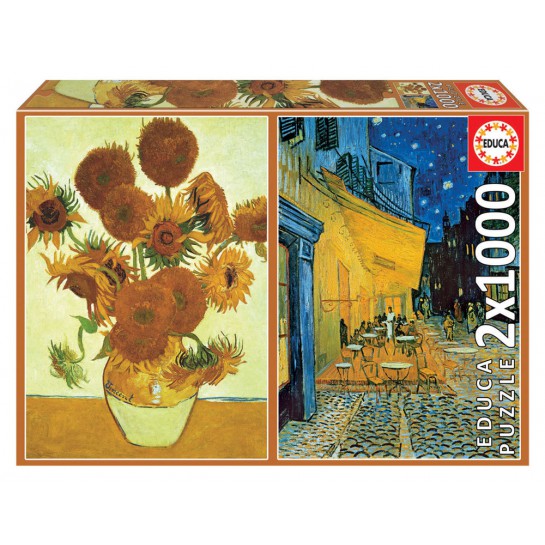 Dėlionė (puzzle) 2x1000 VINCENTO van GOGO DARBAI 12-99 metų