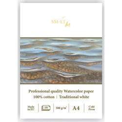 Akvarelės sąsiuvinis PRO A4 10l 300gsm