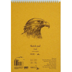 Bloknotas eskizams Authentic A4 60l, 90gsm