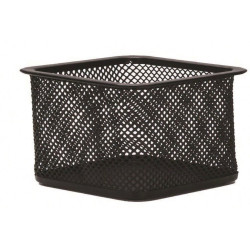 Metalinė kvadratinė dėžutė sąvaržėlėms, juoda