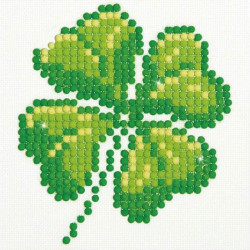 Deimantinė mozaika FOUR LEAF CLOVER 10.20x10.20