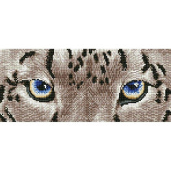 Deimantinė mozaika SNOW LEOPARD SPY 42x18
